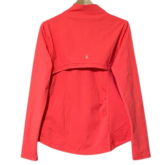 Spyder Active Jacket L Pink Full Zip Stretch Performance Outerwear Pockets NWT - Picture 2 of 9